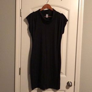Short sleeve Black Dress